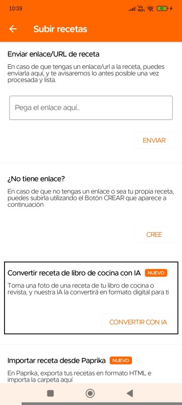 Convert Recipe from Cookbook with AI